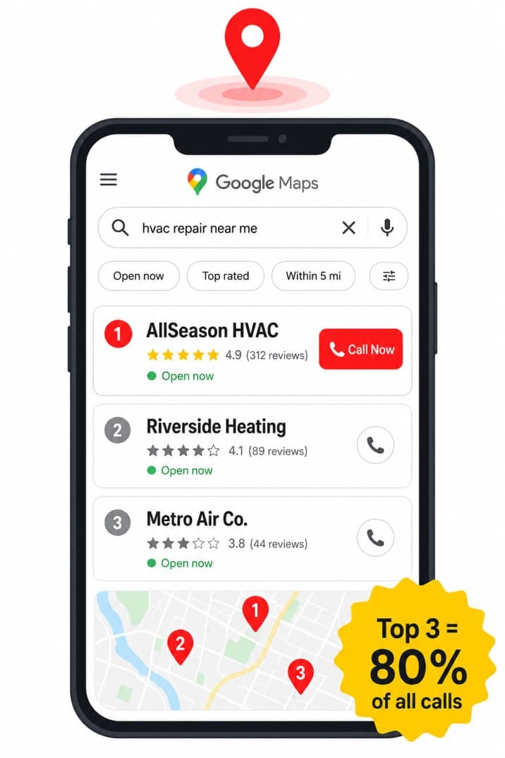 Local SEO for HVAC Companies: The Complete Guide to Getting More Service Calls